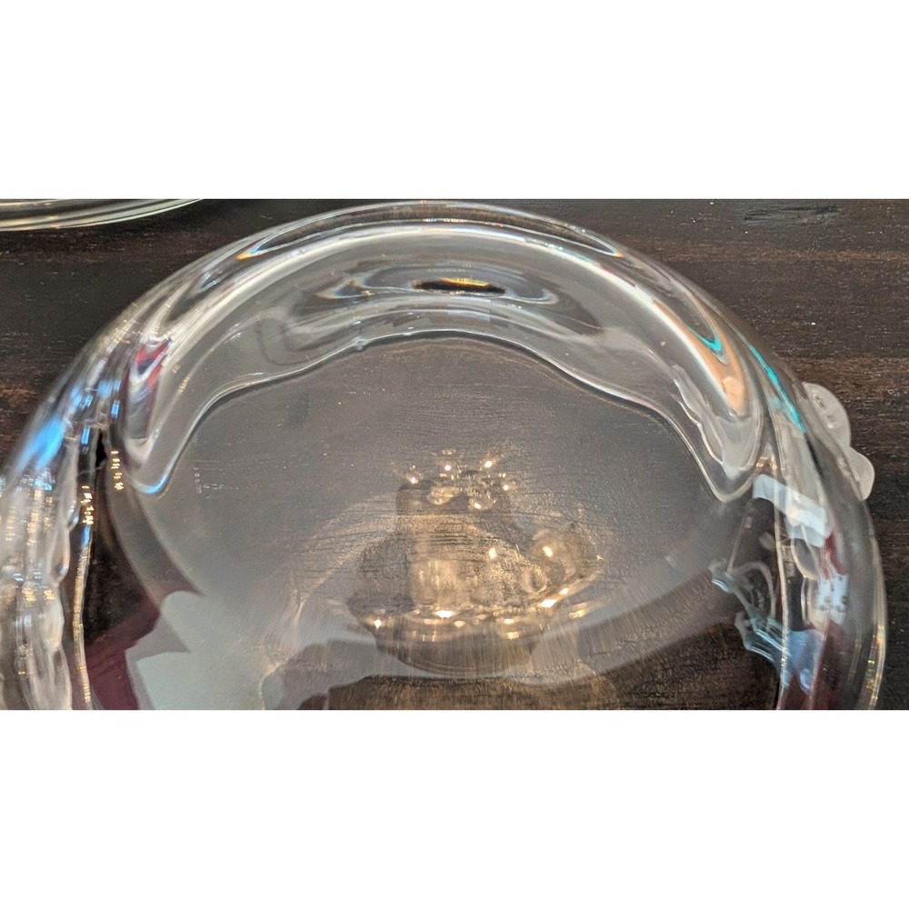 4 Bowl/Dish 1 Lid Set Vintage Mikasa Walther-glas Satin Rose Crystal 8/5" German - Picture 6 of 16